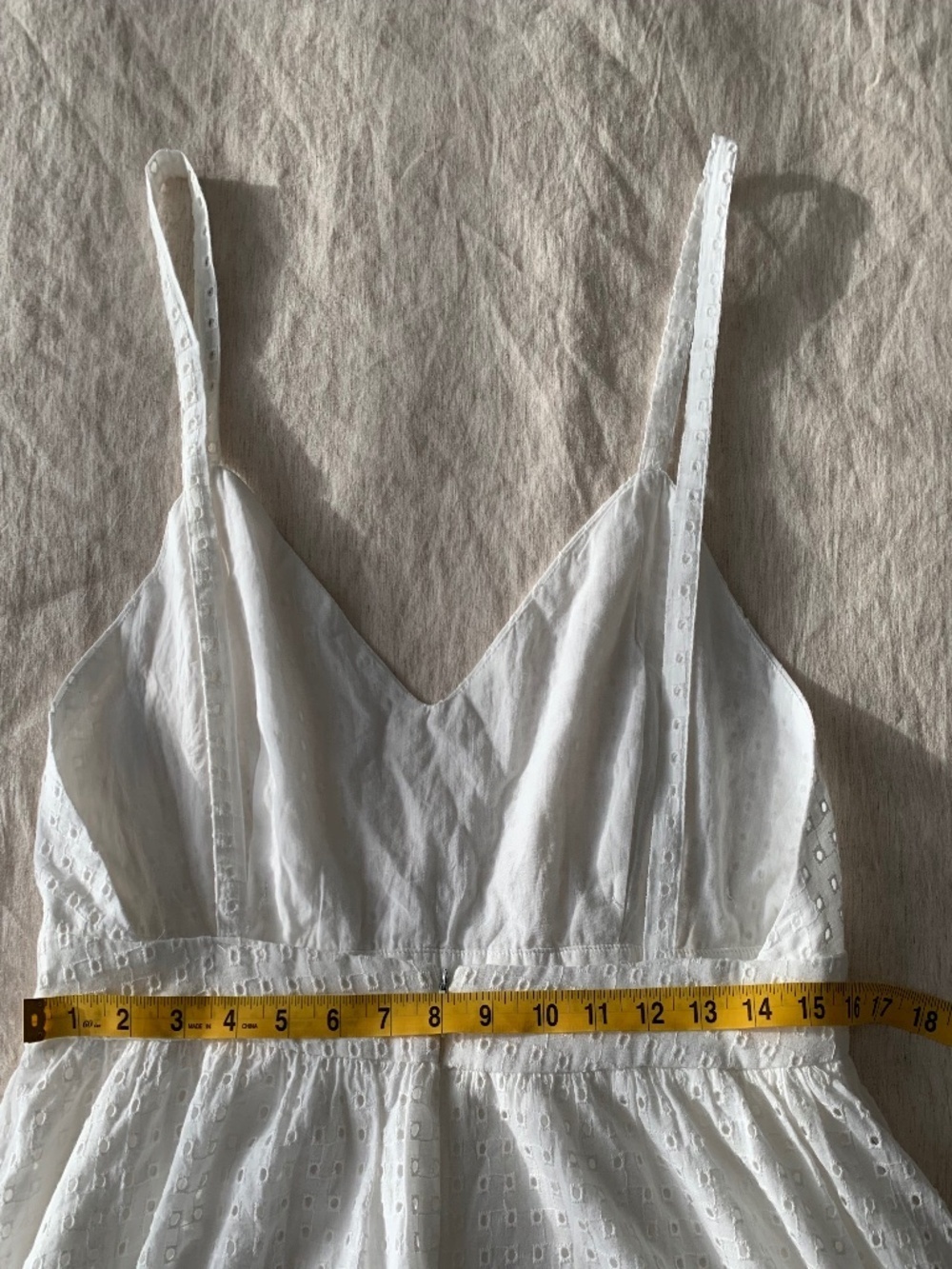KOTON Maxi Dress Women's size EUR 42 or US XL Embroidered Backless Cotton White - Picture 11 of 14